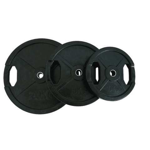 POWER-EXTREME Weight Plate With 2 Grip-Holes, Rubberized, 30mm