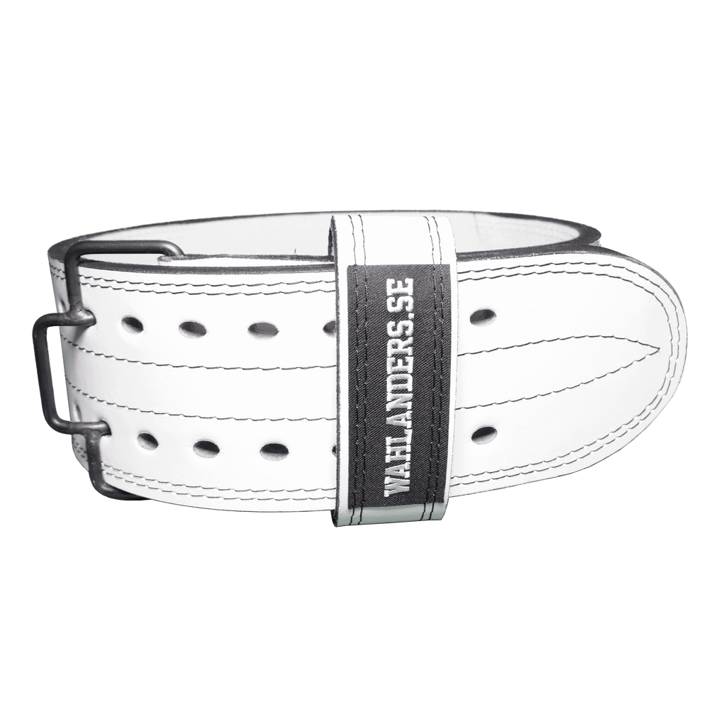Wahlanders Powerlifting Belt, White Leather, IPF Approved